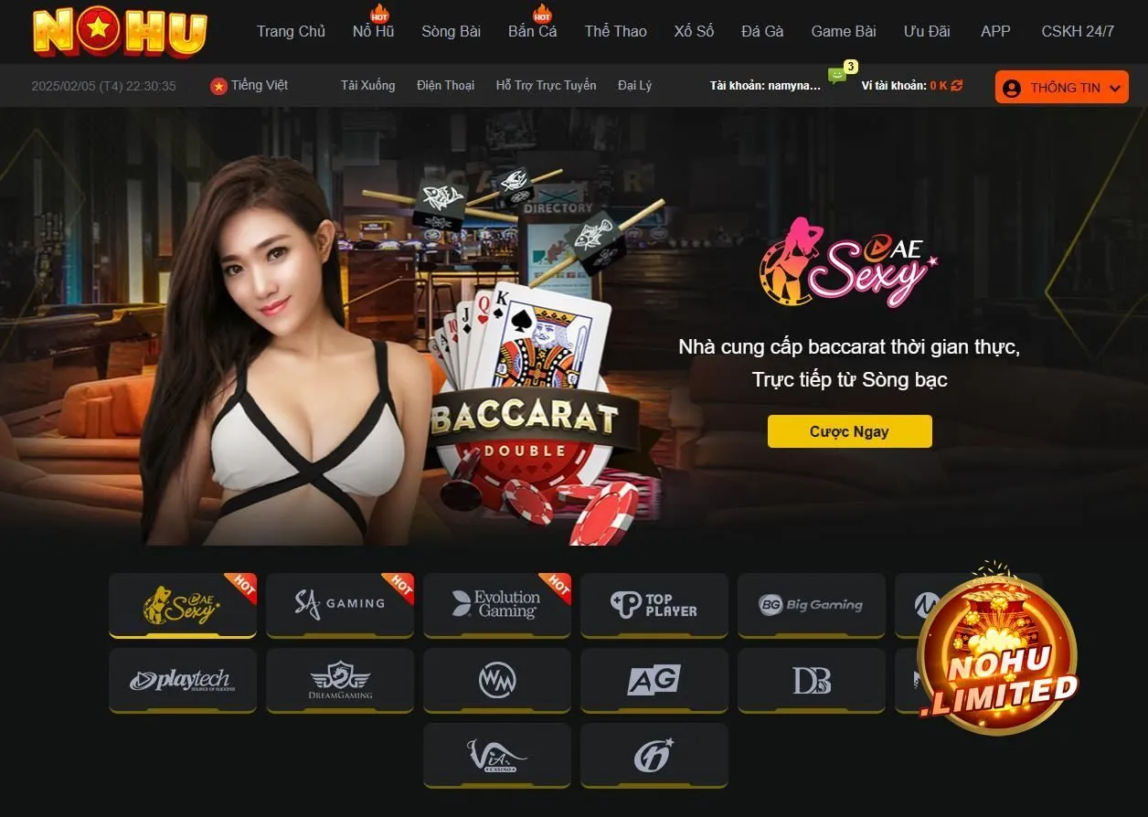 Sòng bài Nohu quay trực tiếp từ sòng bài thực nên khá chuyên nghiệp