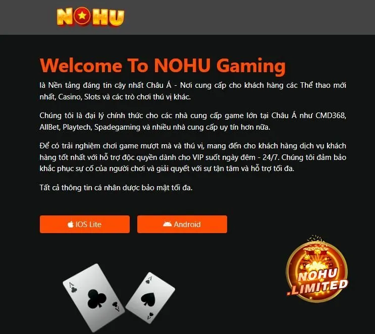 Hướng dẫn tải app Nohu về điện thoại thông minh